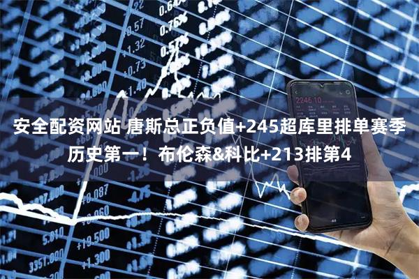 安全配资网站 唐斯总正负值+245超库里排单赛季历史第一！布伦森&科比+213排第4